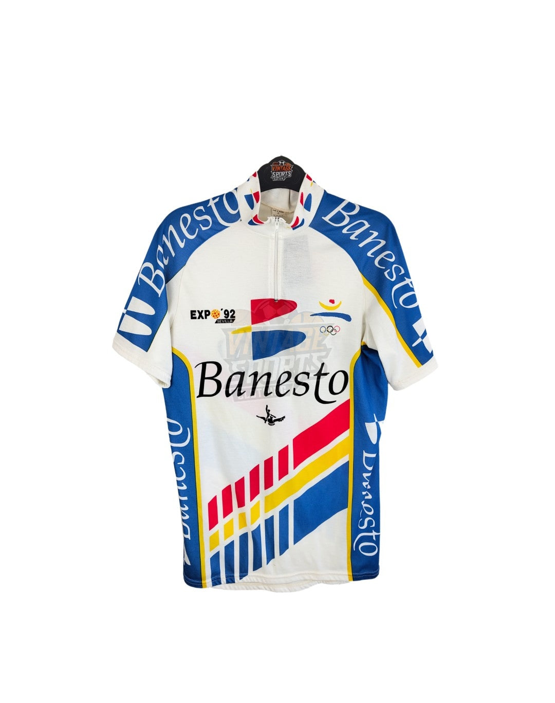 BANESTO TEAM 1994 Cycling Indurain Vintage Retro Shirt Tour De France size L EUR 35,00 - FR