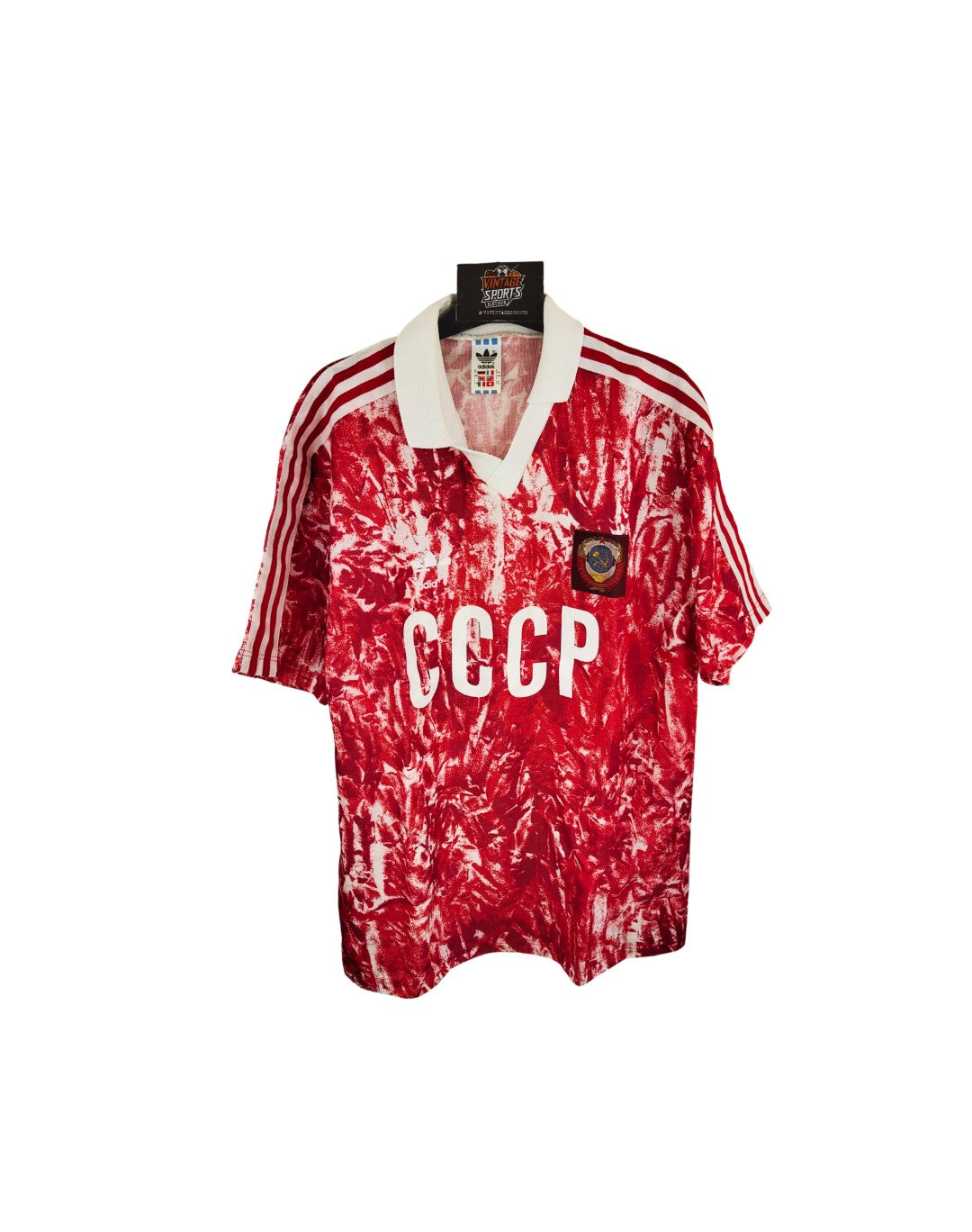 ソビエト連邦 CCCP 1991 ホーム ユニフォーム #9 CCCP USSR Russia Home Football Shirt 1989-1991 (L)