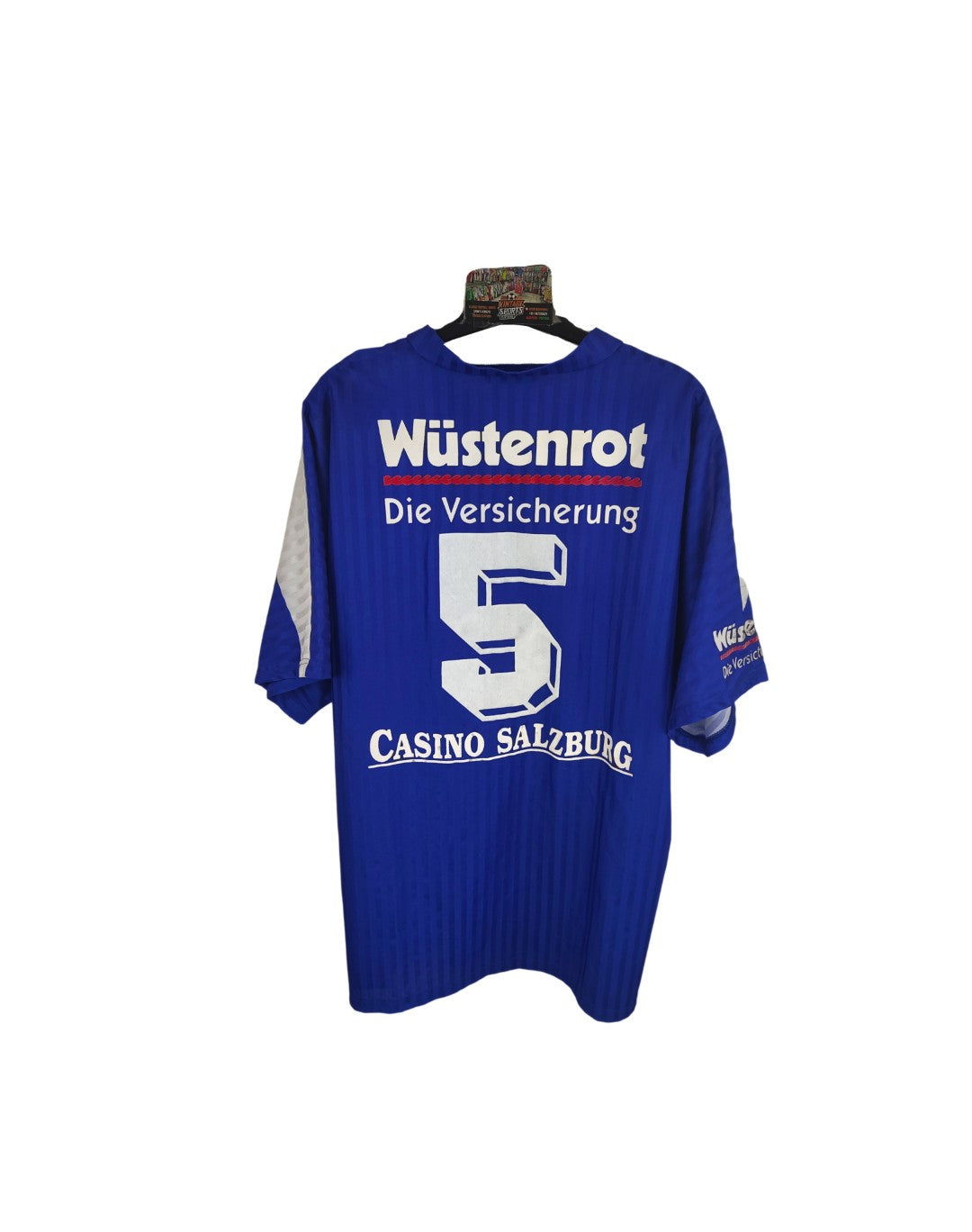 Maillot Fila Salzburg 2002-2003 Blanc XL – Flocage 7 – Foot Vintage