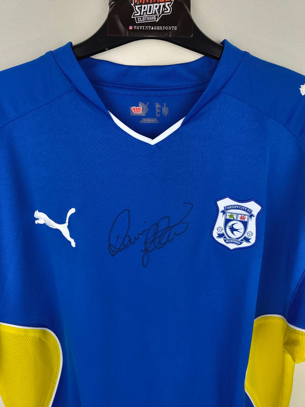 Signed Cardiff City FC Home Football Shirt 2009-2010 Kevin McNaughton