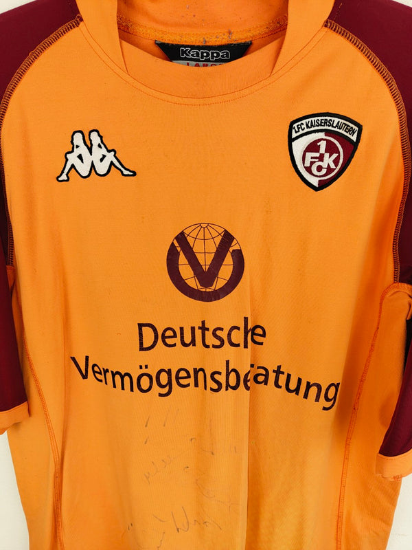 Signed Matchworn 1.FC Kaiserslautern 2004-2005 Away Shirt - Zandi 10