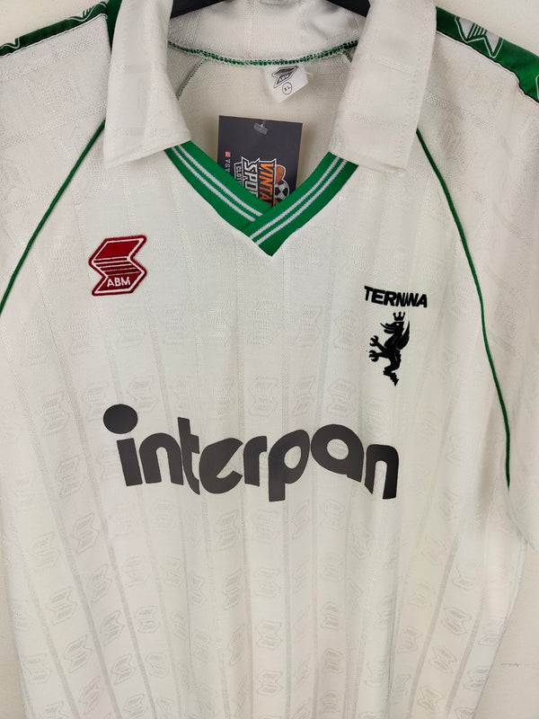 Ternana Calcio 1990-1991 Matchworn Home Football Shirt - Number 8