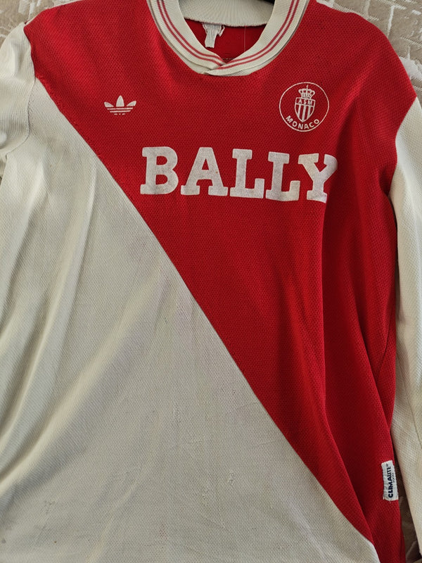 AS Monaco 1985-1987 Home Football Shirt