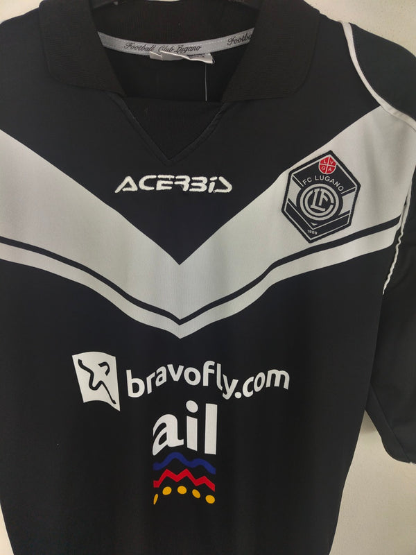 FC Lugano 2013-2014 Home Football Shirt