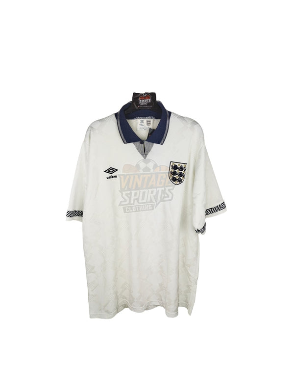 England Home Football Shirt 1990-1994