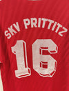 Matchworn SKV Prittitz Home Football Shirt 1990s - Number 16
