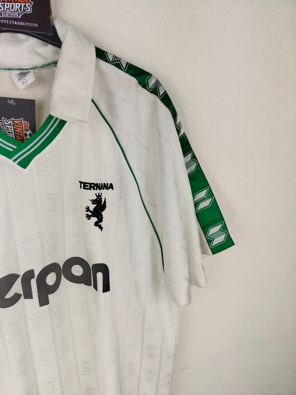Ternana Calcio 1990-1991 Matchworn Home Football Shirt - Number 8