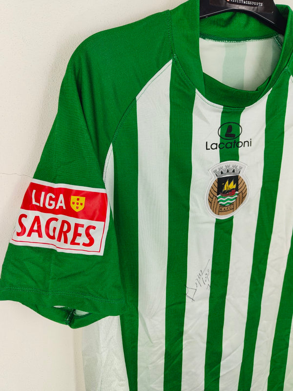 Matchworn  Signed Rio Ave FC Home Shirt 2008-2009 - 7 Miguel Lopes