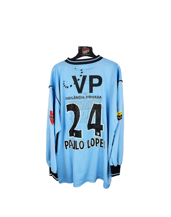Matchworn Signed Estrela Amadora Goalkeeper Football Shirt 2005-2006 - Paulo Lopes