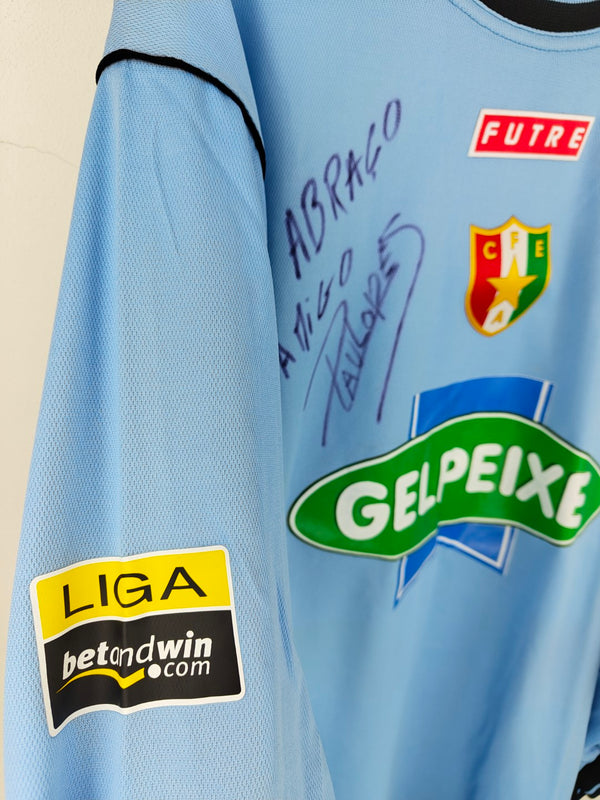 Matchworn Signed Estrela Amadora Goalkeeper Football Shirt 2005-2006 - Paulo Lopes