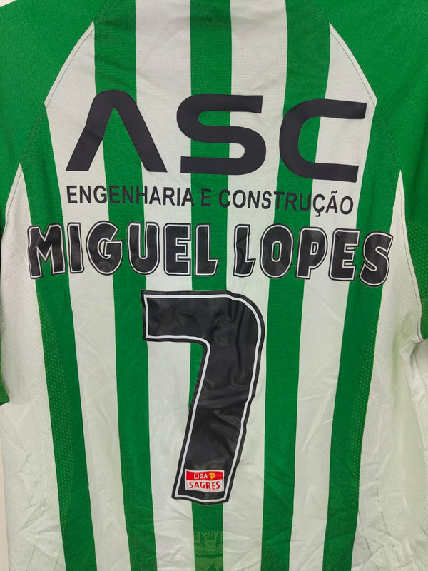Matchworn  Signed Rio Ave FC Home Shirt 2008-2009 - 7 Miguel Lopes