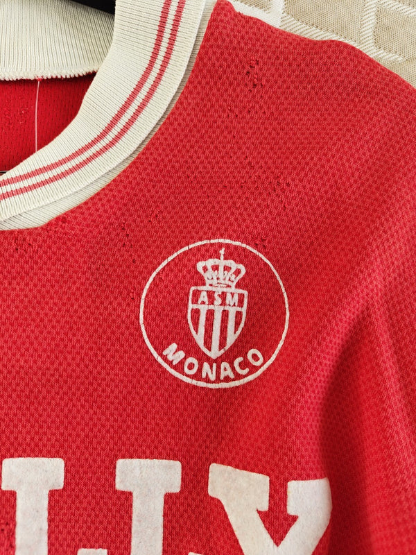 AS Monaco 1985-1987 Home Football Shirt