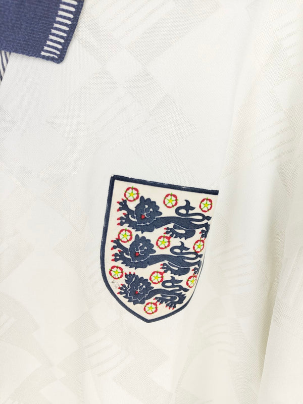 England Home Football Shirt 1990-1994