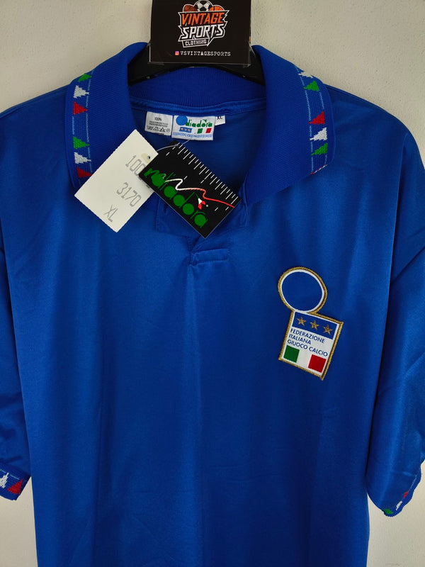 NEW  Italy Home Football Shirt 1991-1993