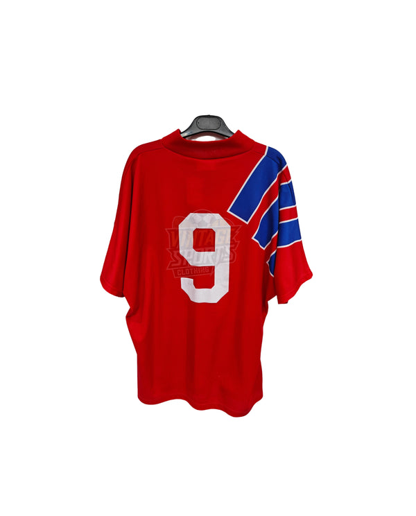 FC Bayern Munich Home Football Shirt 1991-1993 Number 9