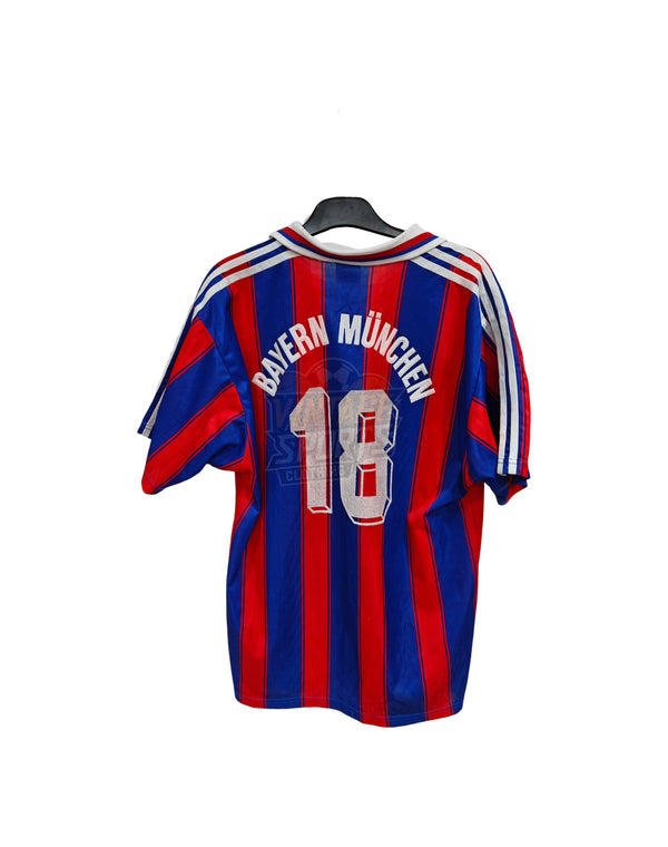 FC Bayern Munich Home Football Shirt 1995-1996 - 18 Klinsmann