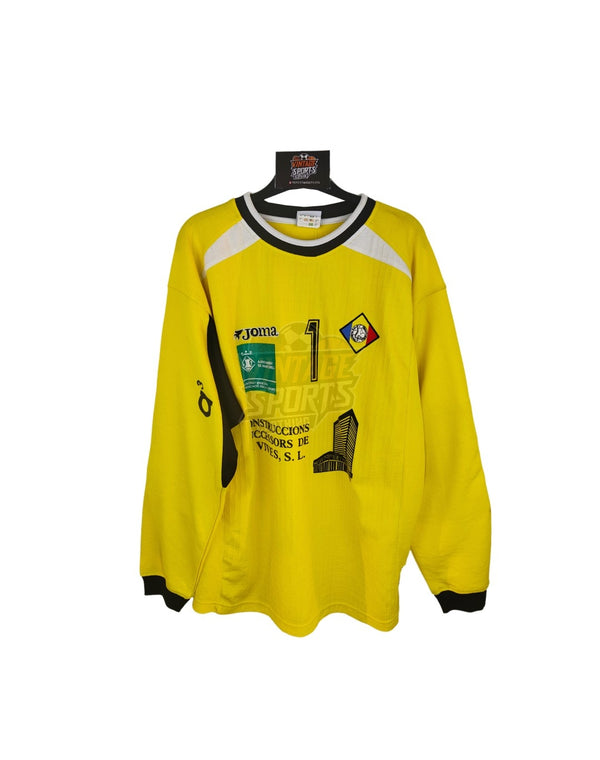 Matchworn FS Martorell 2000s Goalkeeper Futsal Shirt - Number 1