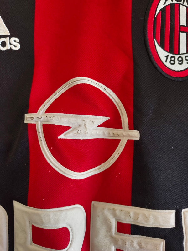 AC Milan Home Football Shirt 2000-2002 (M)