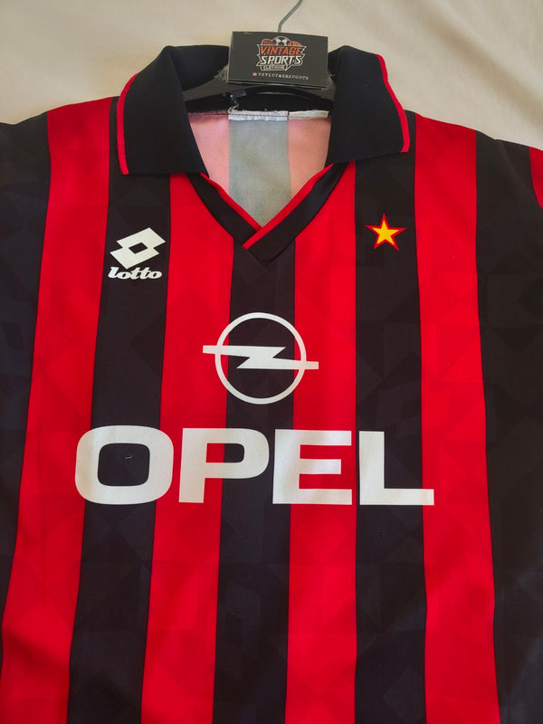 AC Milan home Football Shirt 1994-1996 (L) 10