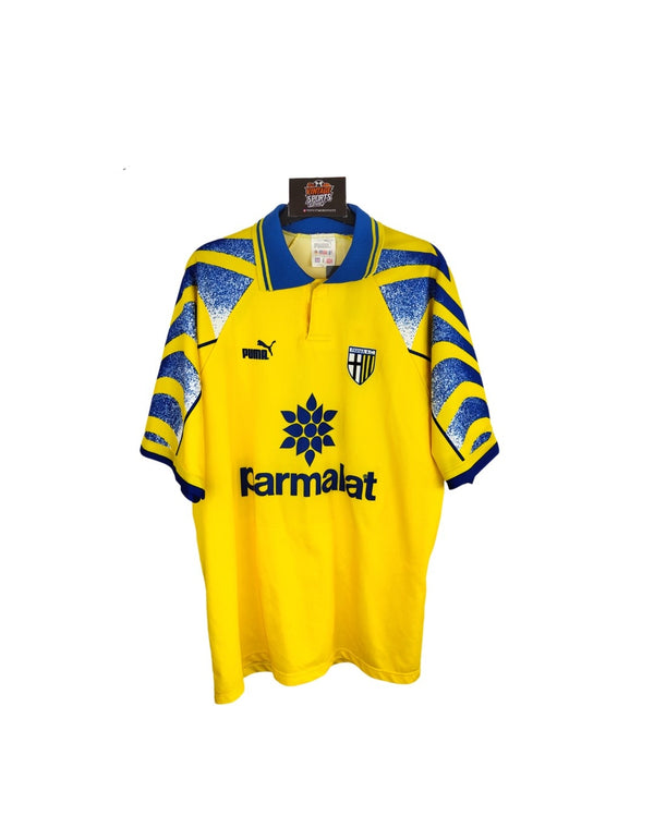 AC Parma Away Football Shirt 1996-1997 (M) 25 Adailton
