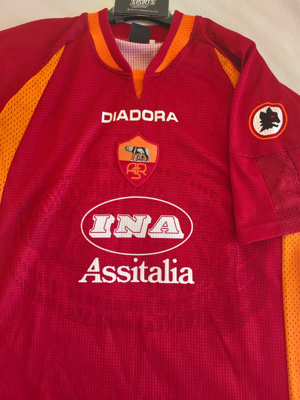 AS Roma Home Football Shirt 1997-1998 (M) 10 Totti
