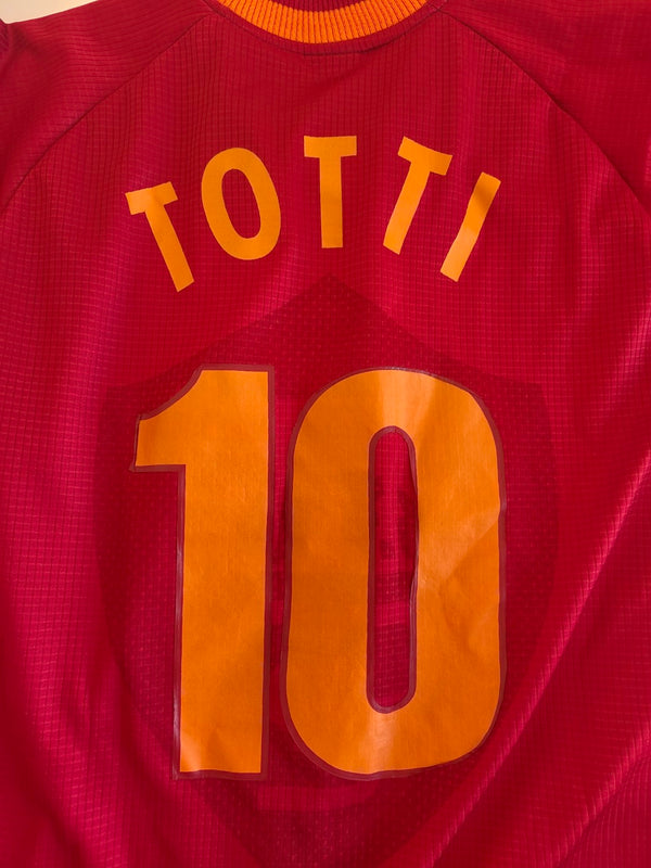 AS Roma Home Football Shirt 1997-1998 (M) 10 Totti
