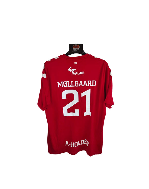 Aalborg Home Handball Shirt 2000s (M) #21 Mollgaard
