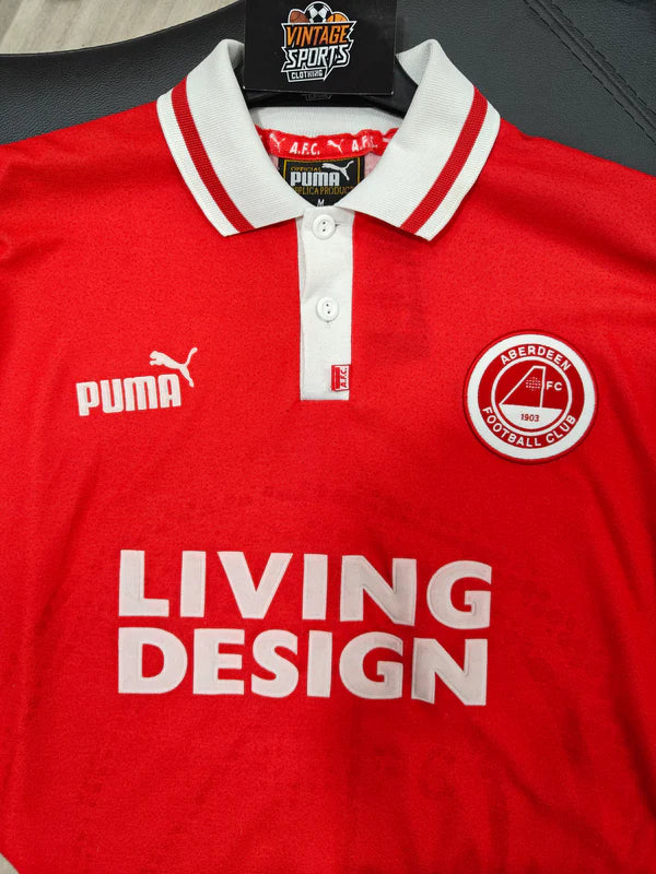 Aberdeen FC Home Football Shirt 1997-1998 (M)