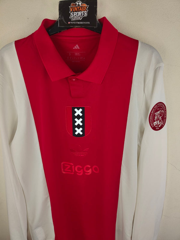 Ajax FC 125 Years Long Sleeve Home Football shirt 2024-2025 (S) #19