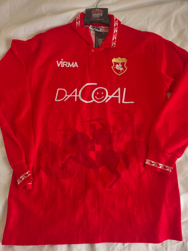 Ancona Calcio Long Sleeve Home Football Shirt 1995-1996 (S)