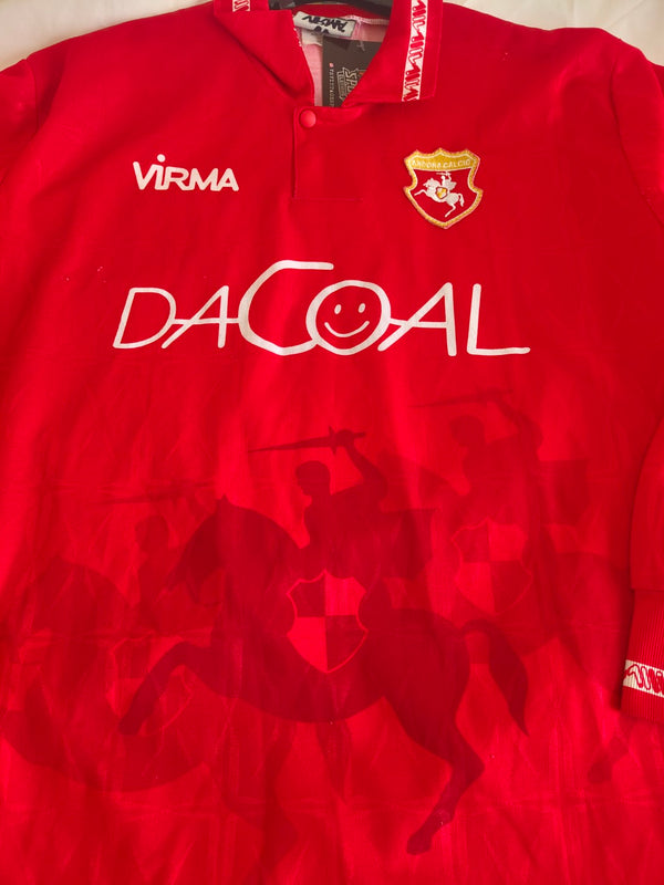 Ancona Calcio Long Sleeve Home Football Shirt 1995-1996 (S)