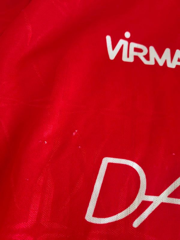 Ancona Calcio Long Sleeve Home Football Shirt 1995-1996 (S)