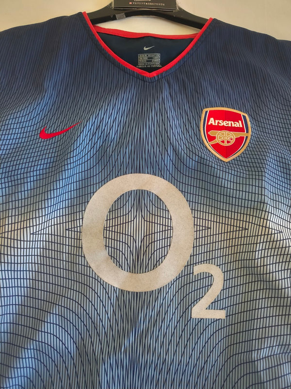 Arsenal FC Away Football Shirt 2002-2004 (M) 10 Bergkamp