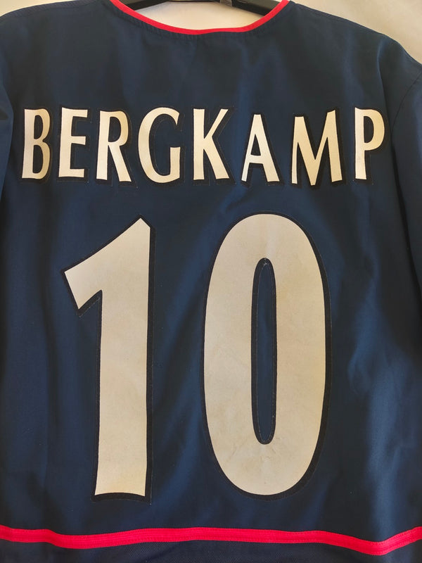 Arsenal FC Away Football Shirt 2002-2004 (M) 10 Bergkamp