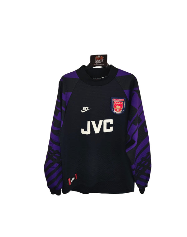 Arsenal FC Goalkeeper Football Shirt 1995-1996 (S) 1 Seaman