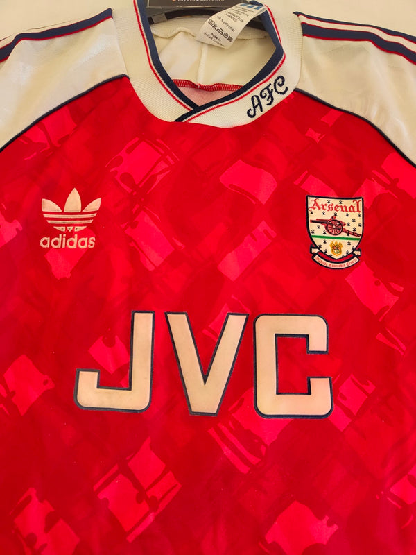 Arsenal FC Home Football Shirt 1990-1992 (L)