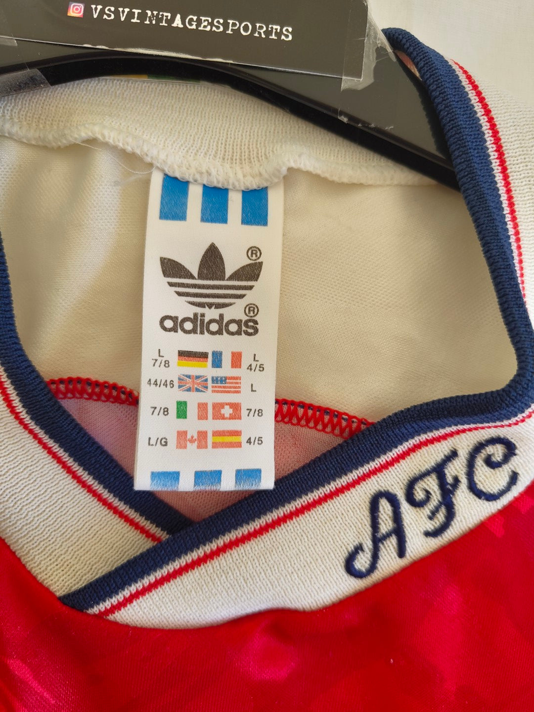 洋楽 ARSENAL / HICK LIFE adidas Arsenal 92-94 Home Jersey - Red | adidas Singapore