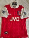 Arsenal FC Home Football Shirt 1994-1996 (S) 15 Schwarz