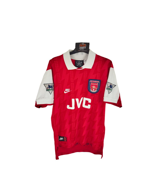 Arsenal FC Home Football Shirt 1994-1996 (S) 15 Schwarz