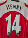 Arsenal FC Home Football Shirt 2004-2005 (M) #14 Henry