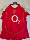 Arsenal FC Home Football Shirt 2004-2005 (M) #14 Henry