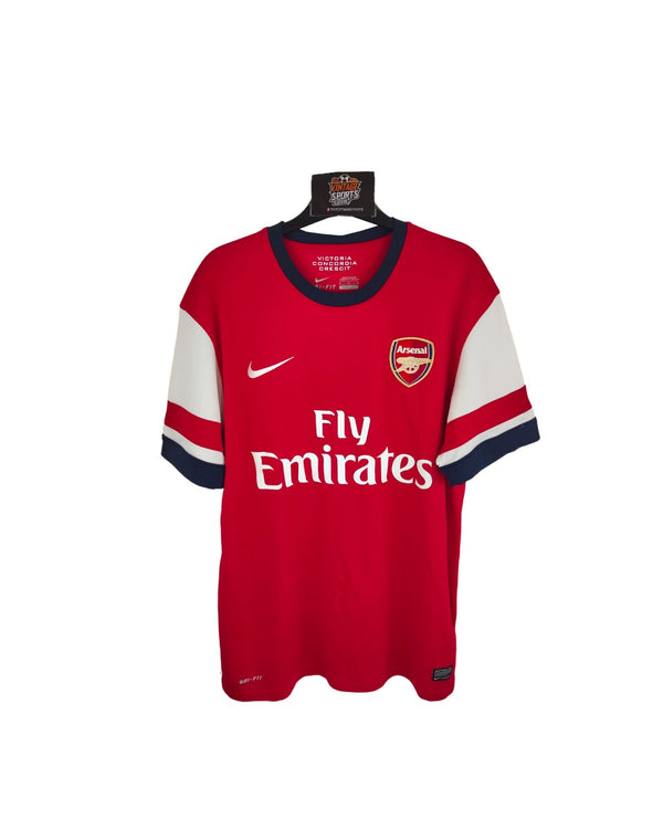 Arsenal FC Home Football Shirt 2012-2014 (M) 15 Chamberlain