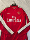 Arsenal FC Long Sleeve Home Football Shirt 2008-2010 (L)