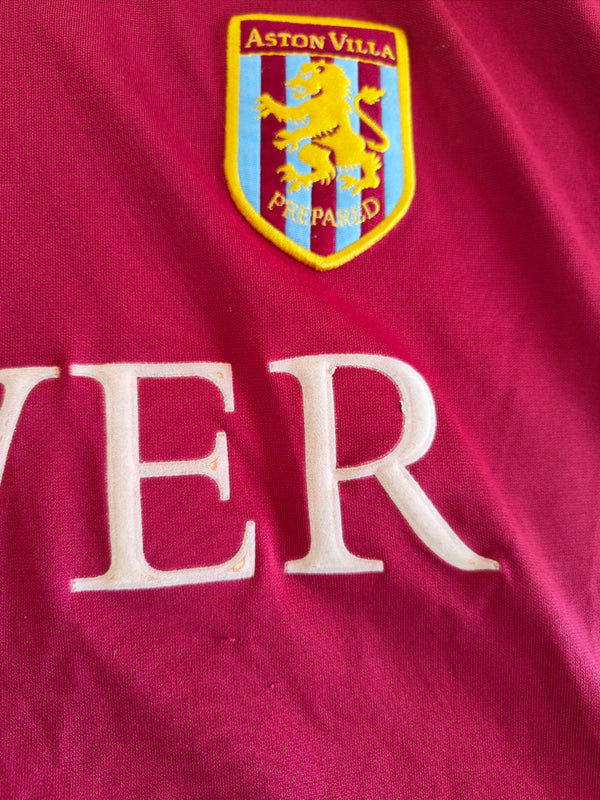 Aston Villa Home Football Shirt 2002-2003 (L)
