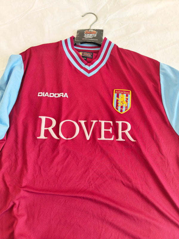 Aston Villa Home Football Shirt 2002-2003 (L)