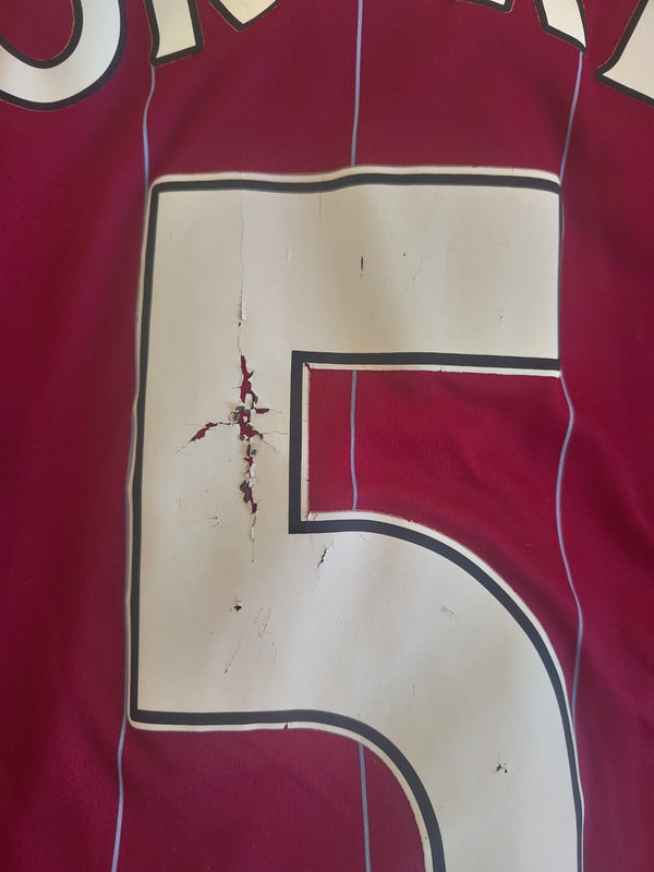 Aston Villa Home Football Shirt 2014-2015 (L) 5 Okore