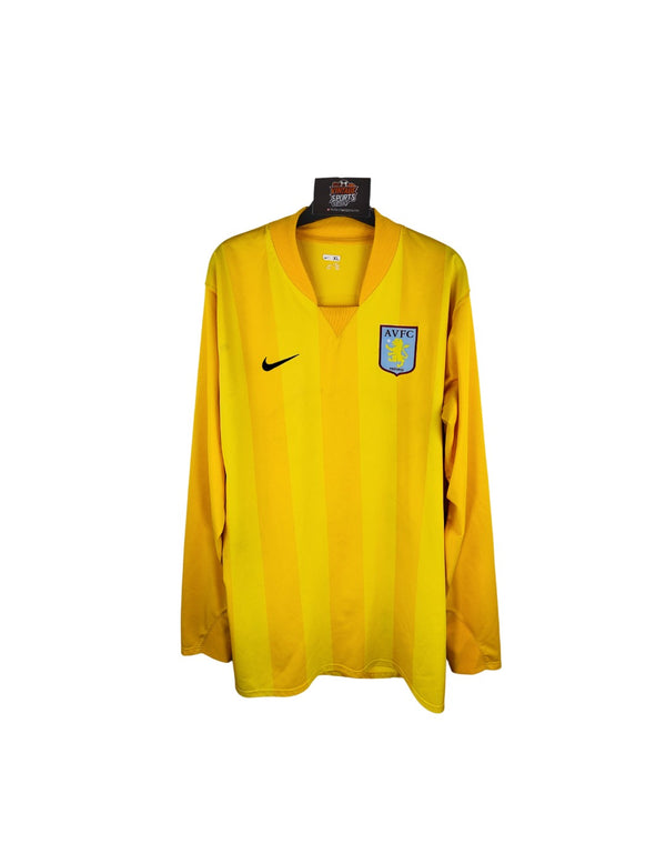 Aston Villa Player Issue Goalkeeper Football Shirt 2007-2008 (XL)