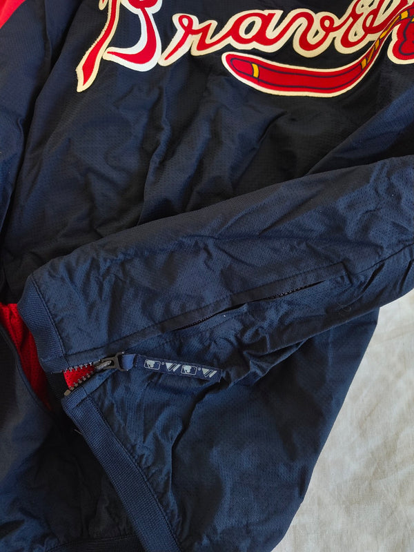 Atlanta Braves Baseball MLB Windbreaker 2000s (XL)
