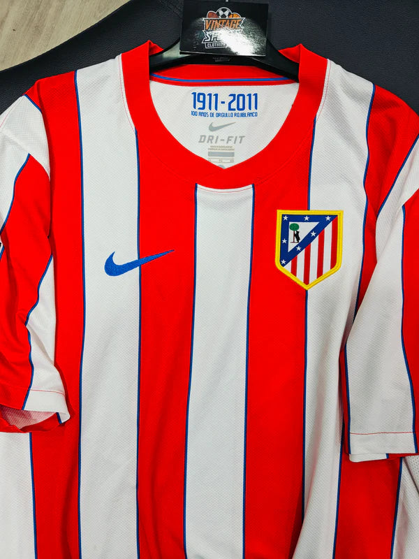 Atletico Madrid Home Football Shirt 2011-2012 (XL)