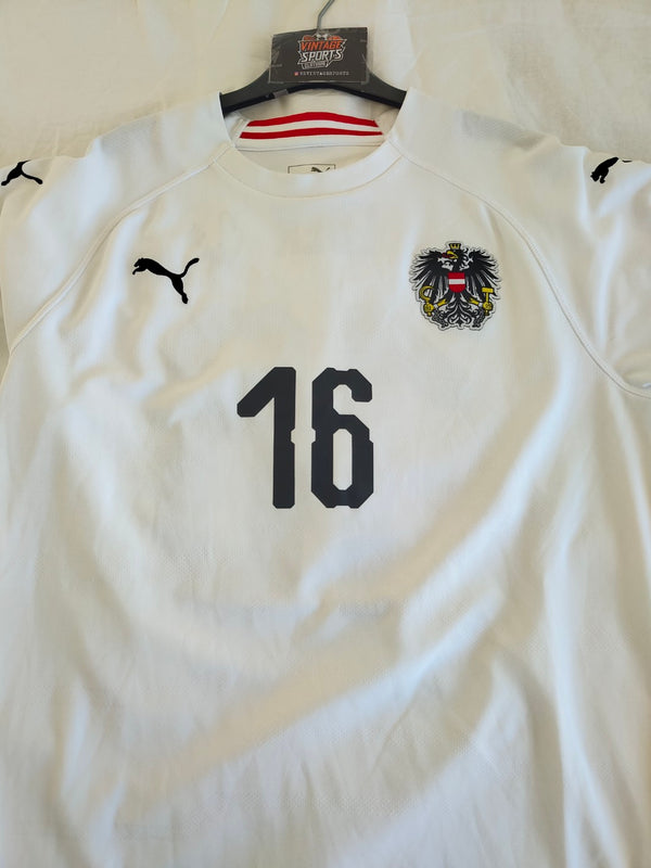 Austria Womens Team Signed Away Football Shirt 2018-2019 (XL) #16 Eder